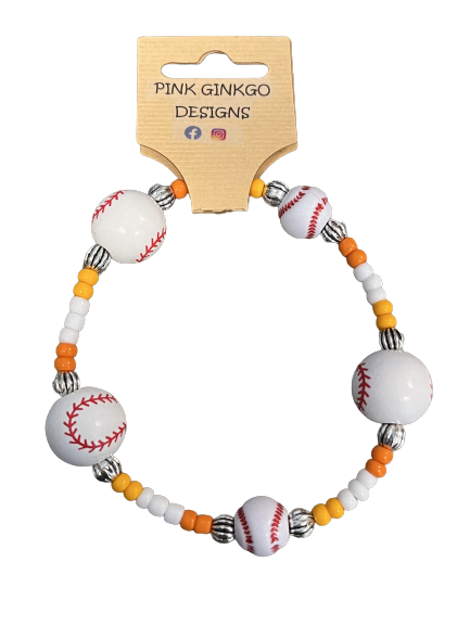 Jackrabbits Colors Baseball Bracelet