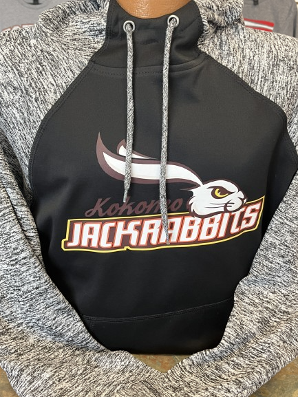 "Kokomo Jackrabbits" Black and Grey Sweatshirt