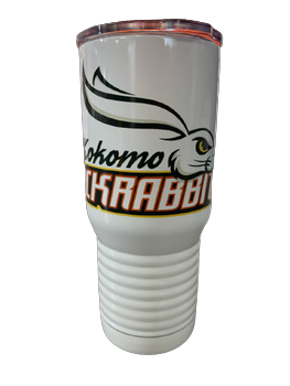 Kokomo Jackrabbits 20 oz. Tall White Vacuum Insulated Tumbler by Polar Camel